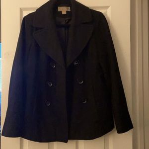 Michael Kors black pea coat.